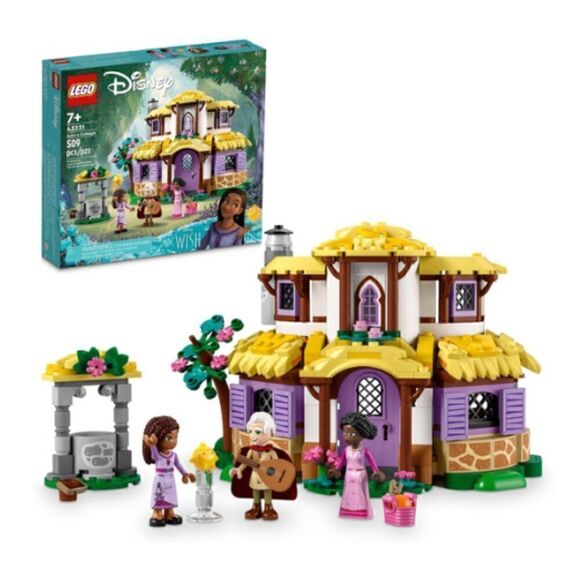 LEGO Disney Wish: Asha’s Cottage 43231 Building Toy Set, A Cottage for Role-Play - Picture 1 of 6